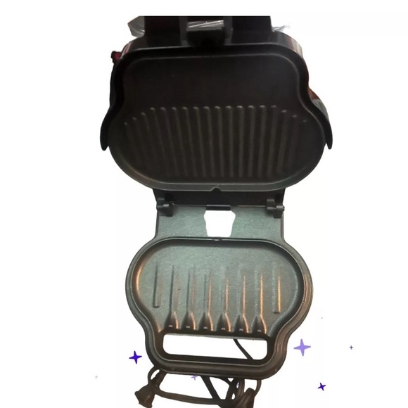George Foreman Lean Mean Fat Reducing Grilling Machine Two Patty Size Small GR10 - Picture 4 of 5
